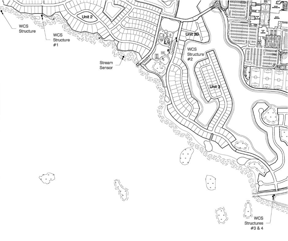 The Villages Water Conservation Structures map